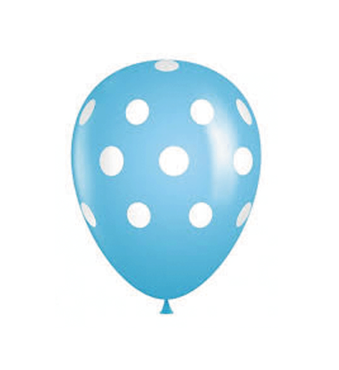 Polka Dot Balloons - Blue - Image 3