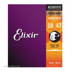 Elixir 16002 Acoustic Guitar Strings Set - Extra Light