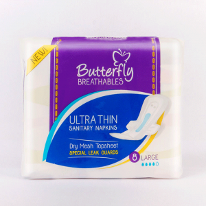 Butterfly ultra thin dry mesh pads