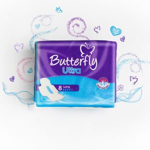 Butterfly Ultra Thin Economy Pack Sanitary Packs Long 8 pcs