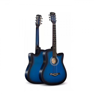 Acoustic Guitar 38” with Metal Tuning Keys & Pin Bridge