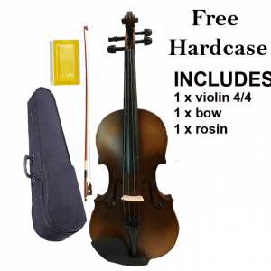 Violin full size 4/4 Matte Finish – Dark Brown