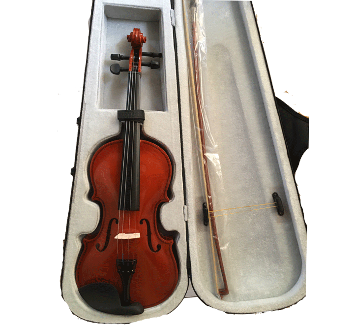 Violin full size 4/4 Glossy Finish – Sunburst - Image 2