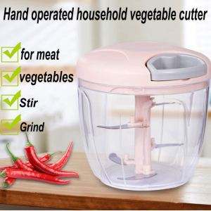 Multifunction Hand Pull Speedy Chopper Turbo Cutter Nicer Dicer Plus Vegetable Cutter/Chopper/Mincer/Mixer/Blender/Shredder to Chop Fruits Meat Onions/Nuts/Ginger/Herbs/Garlics