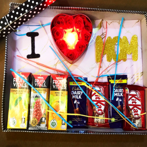 Mothers Day Special Gift Box Juices & Chocolates Combo – Mothers Day Gift Birthday Gift – Premium Gift Box For Her