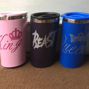 Stainless Steel Glass With Air Tight Lid 450ml 16oz