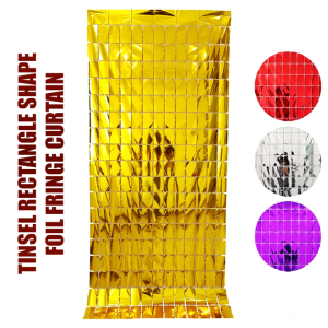Party Supplies Tinsel Foil Fringe Curtain Decoration Photo Booth Backdrop Birthday Party Bridal Shower Anniversary