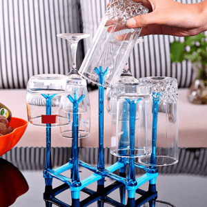 Foldable Glass Holder - Space Saver - Multicolor