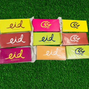 Multicolor Eid Mubarak Eidi Envelopes – Vibrant & Festive Pack of 10 Envelopes