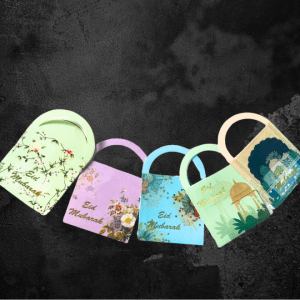 Handbag-Style Eid Mubarak Eidi Envelopes – Elegant & Unique Money Gift Envelopes - 10 Envelopes